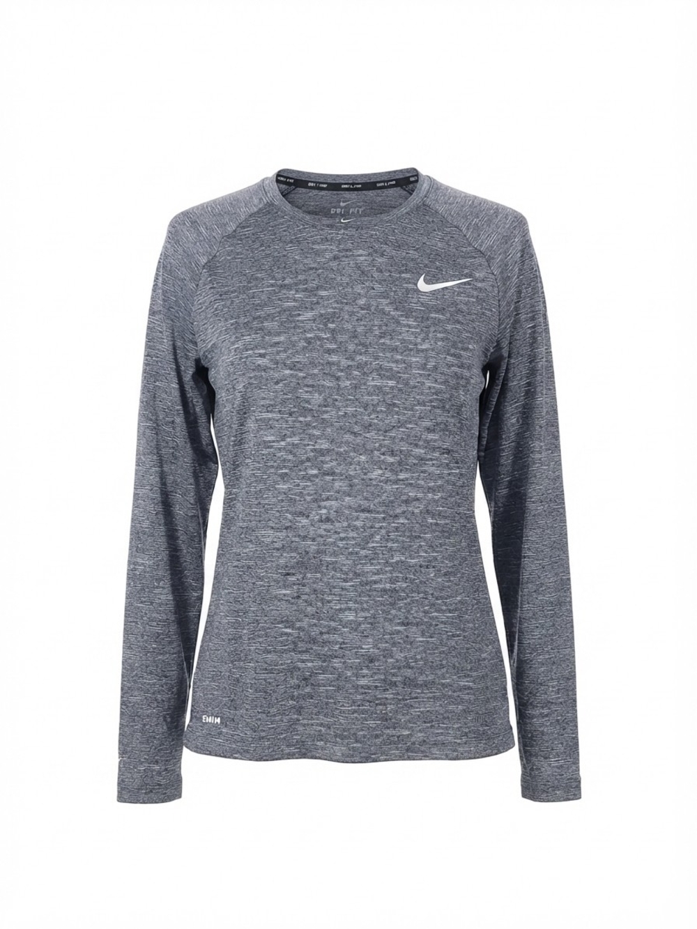 NWOT Nike Dri-FIT Heather Gray Long Sleeve Hydroguard Rash Guard  (0220)